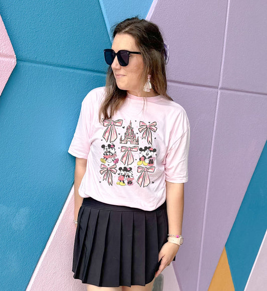 Love bow tee