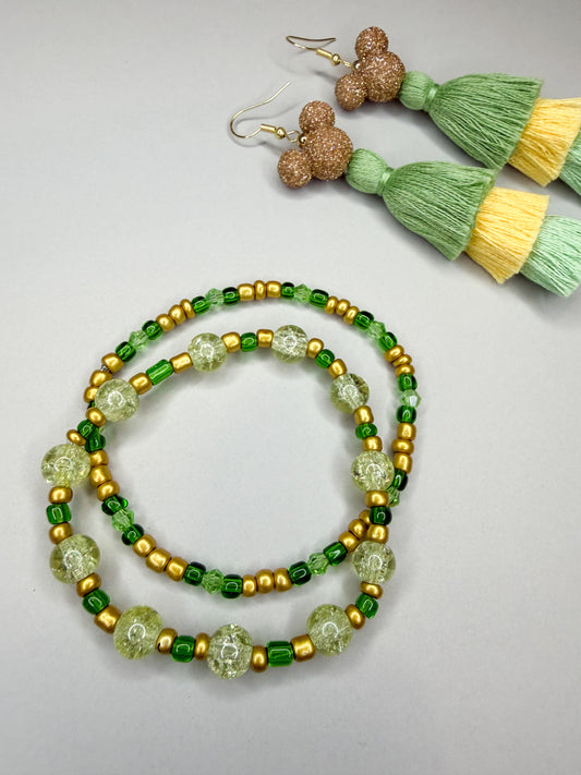 Tiana inspired Bracelet stack