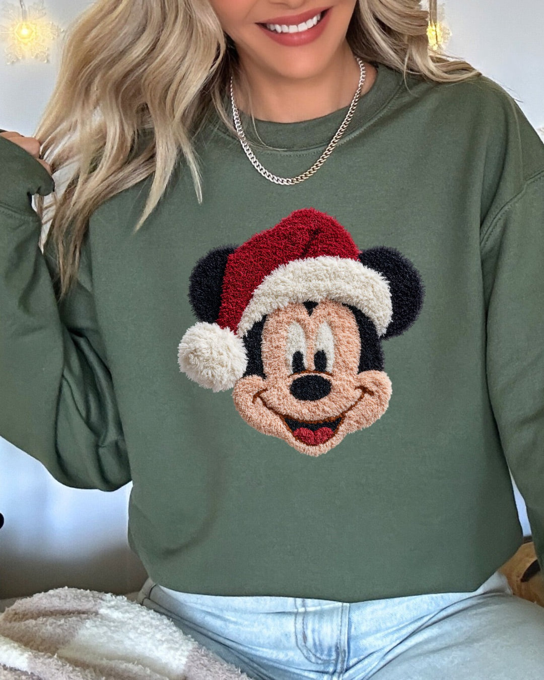Faux Fuzzy Mickey Sweatshirt