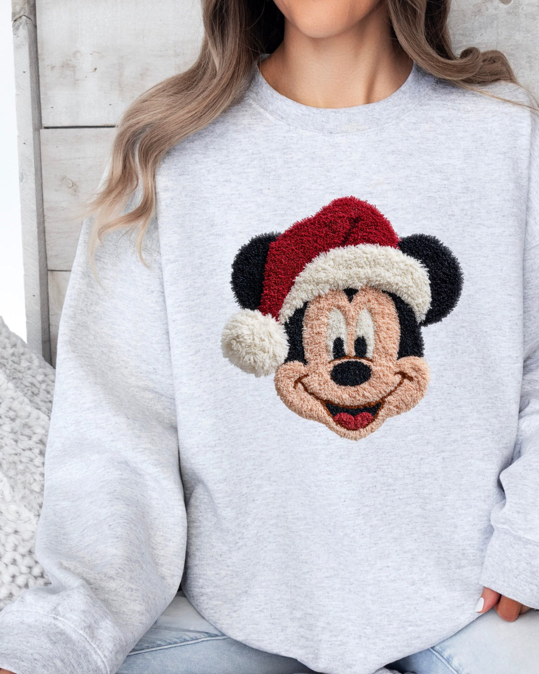 Faux Fuzzy Mickey Sweatshirt