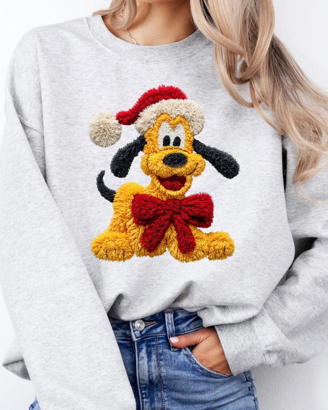 Faux Fuzzy Pluto Sweatshirt