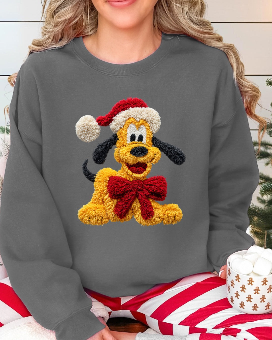 Faux Fuzzy Pluto Sweatshirt