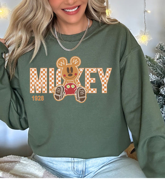 Gingerbread Mickey sweatshirt
